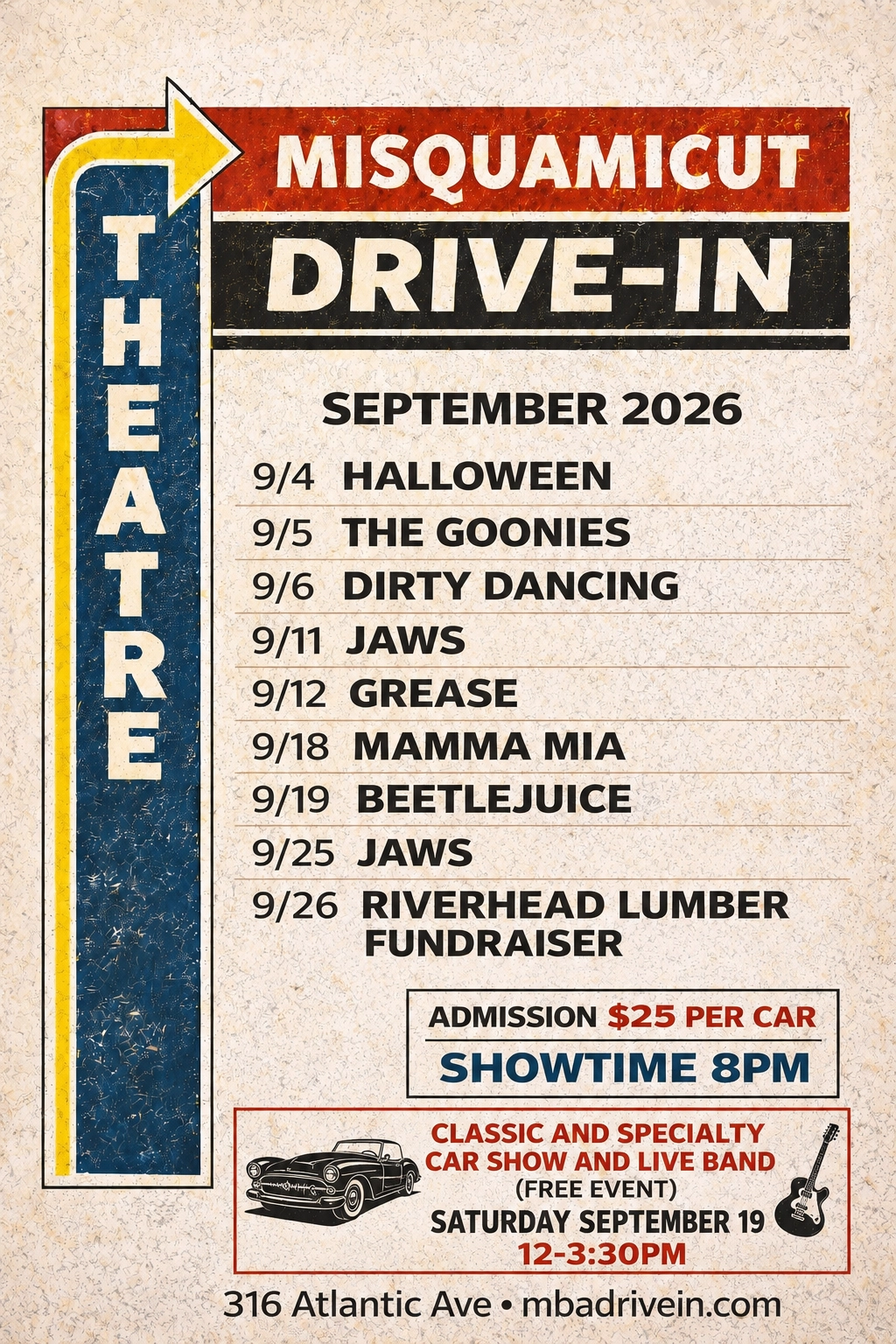 September Schedule