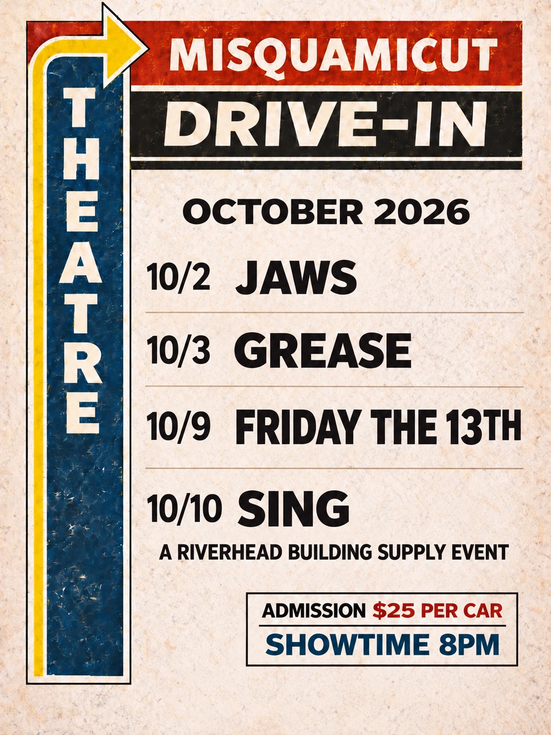 October 2026 Schedule